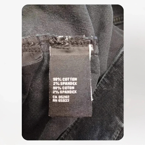 Point Zero Nicole Benisti Black Corduroy Pants Size  5 - Picture 10 of 11
